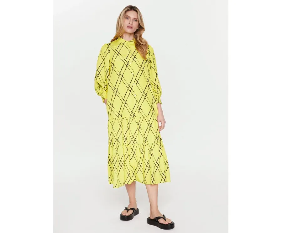obrazek 1 Silvian Heach Sukienka codzienna GPP23374VE Żółty Regular Fit