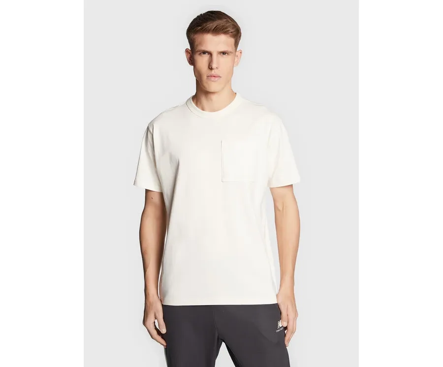 obrazek 1 New Balance T-Shirt MT23567 Écru Relaxed Fit