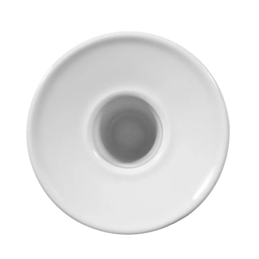obrazek 3 Biały porcelanowy świecznik o nowoczesnym kształcie - Seltmann Weiden