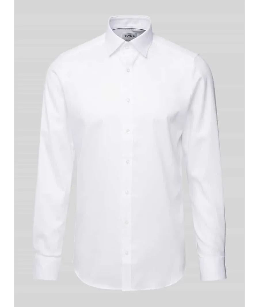 obrazek 1 Koszula biznesowa o kroju slim fit z jednolitą fakturą