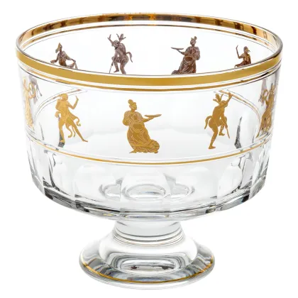 Zdjęcie Luksusowa misa na poncz z kolekcji Jubilee ze złotym motywem ozdobnym inspirowana starożytnymi naczyniami - Vista Alegre