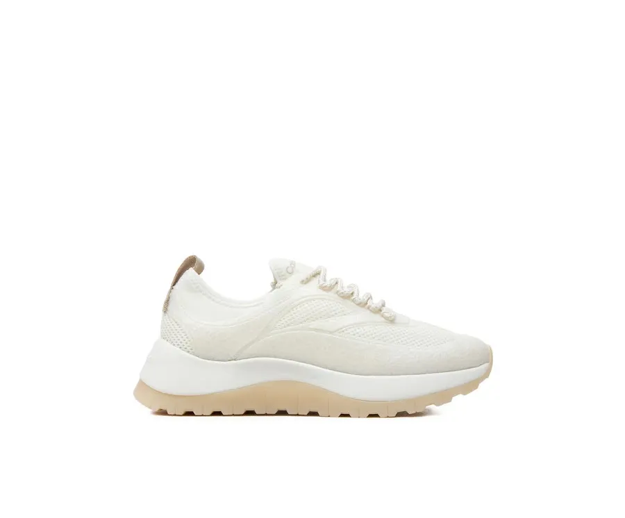 obrazek 1 Calvin Klein Sneakersy Runner Lace Up Pearl Mix M HW0HW02079 Biały