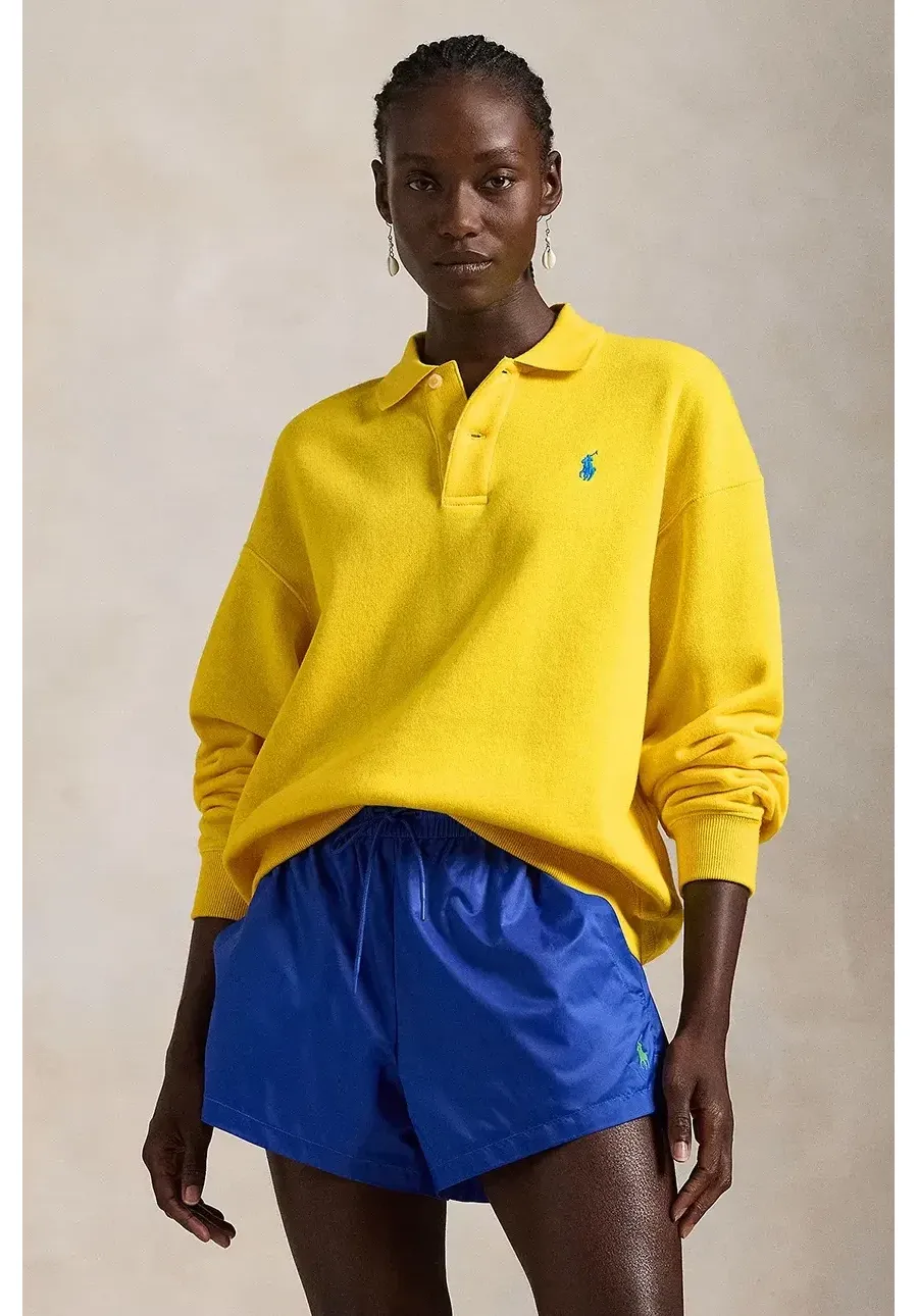 obrazek 1 Polo Ralph Lauren bluza damska kolor żółty gładka 211947966