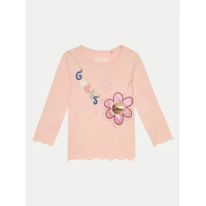 Zdjęcie Guess Bluzka K4YI19 K6YW4 Różowy Regular Fit