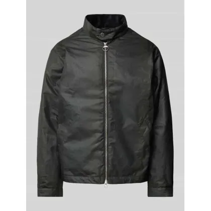 Zdjęcie Kurtka z dwustronnym zamkiem błyskawicznym model ‘Check Harrington Wax’