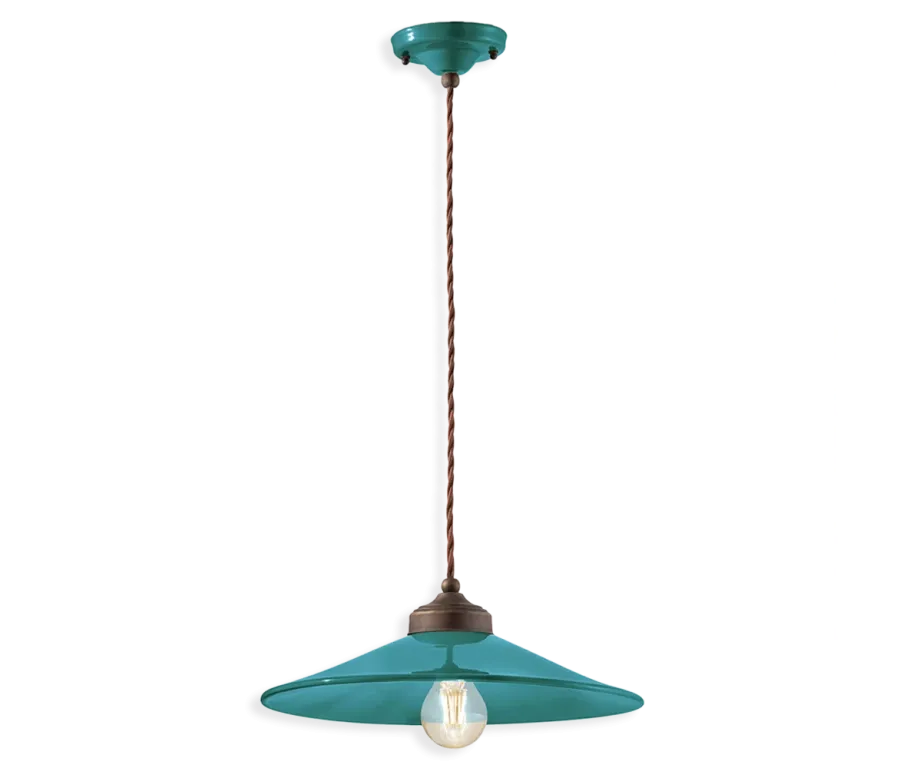 obrazek 4 Włoska wisząca lampa sufitowa w stylu retro