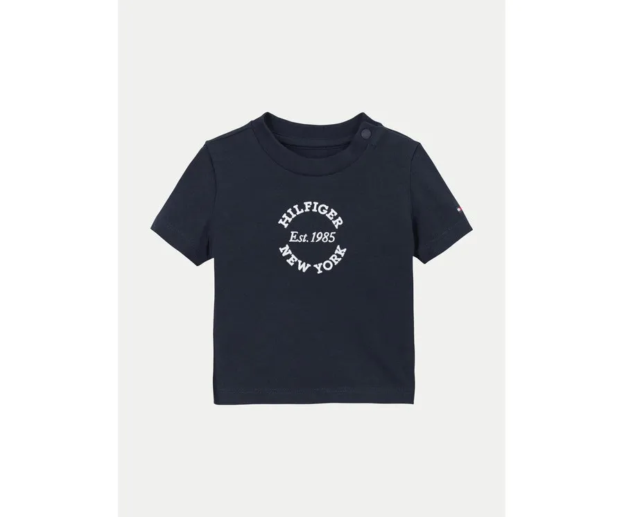 obrazek 1 Tommy Hilfiger T-Shirt Graphic KN0KN01964 Granatowy Regular Fit