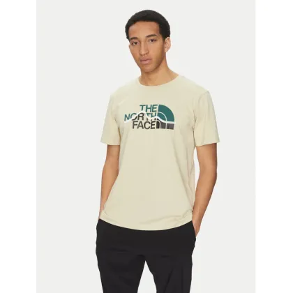 Zdjęcie The North Face T-Shirt Mountain Line NF0A87NT Beżowy Regular Fit