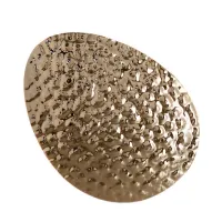 Zdjęcie Pojedyńcza lampa ścienna z mosiądzu