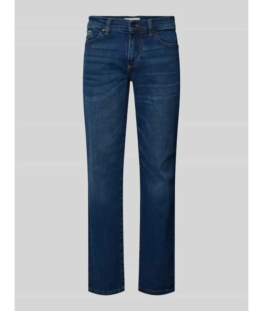 obrazek 1 Jeansy o kroju regular fit z 5 kieszeniami