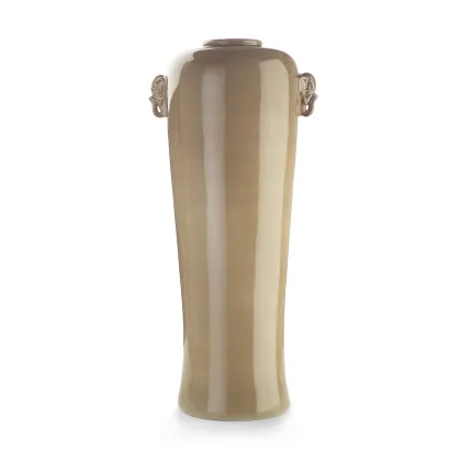 Picture Tall vase with elephant heads H.94xL.43xD.Int.11 cm