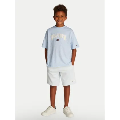 Zdjęcie Tommy Hilfiger T-Shirt Varsity KB0KB09533 D Błękitny Regular Fit