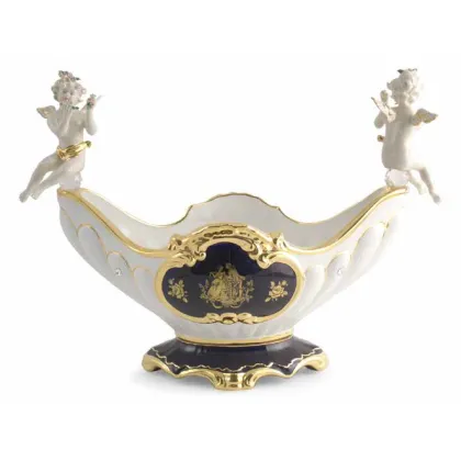 Picture Beautiful ceramic decoration with an angel - Bruno Costenaro