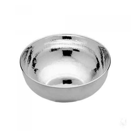 Zdjęcie Elegancka okrągła miska platerowana srebrem - Zaramella Argenti