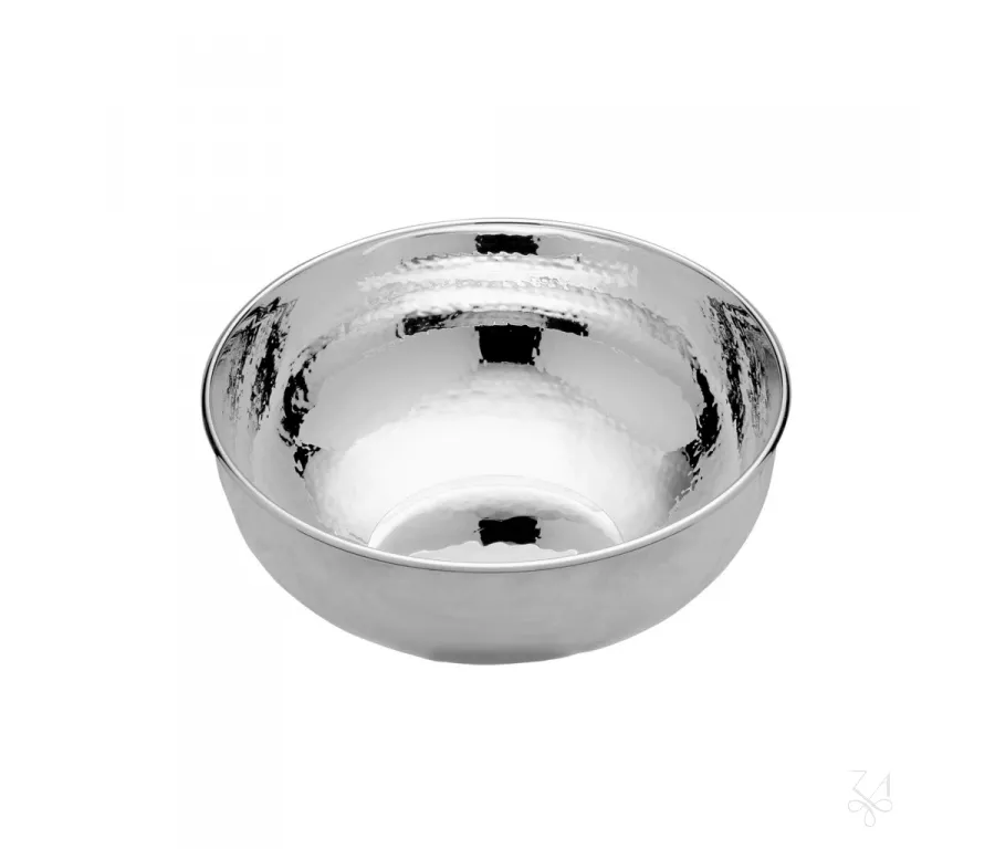 obrazek 1 Elegancka okrągła miska platerowana srebrem - Zaramella Argenti