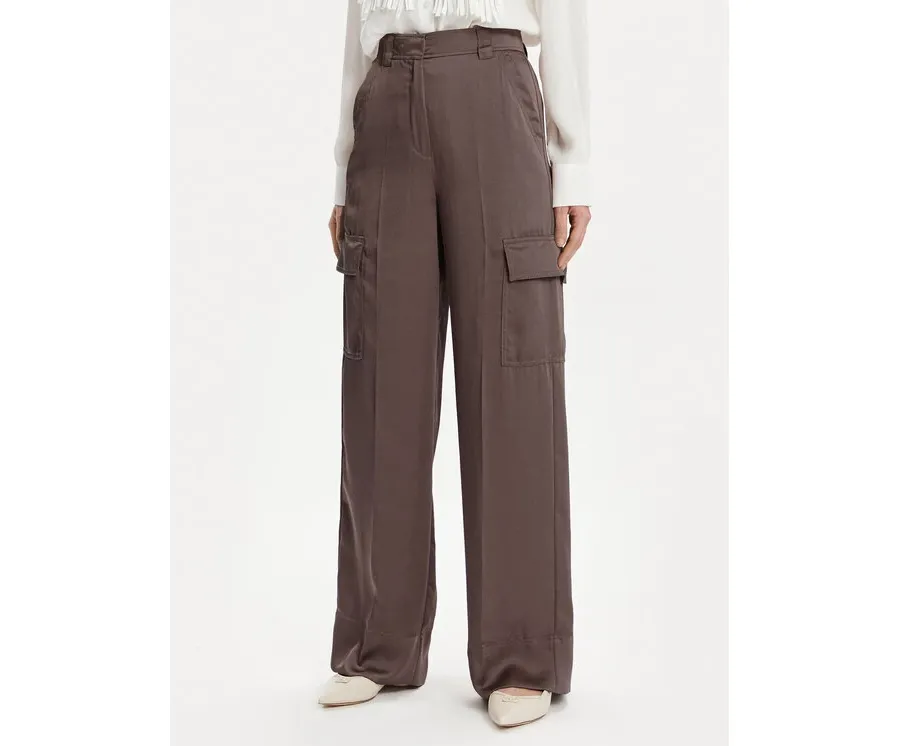 obrazek 1 Marella Spodnie materiałowe Khat 2413131131 Brązowy Relaxed Fit