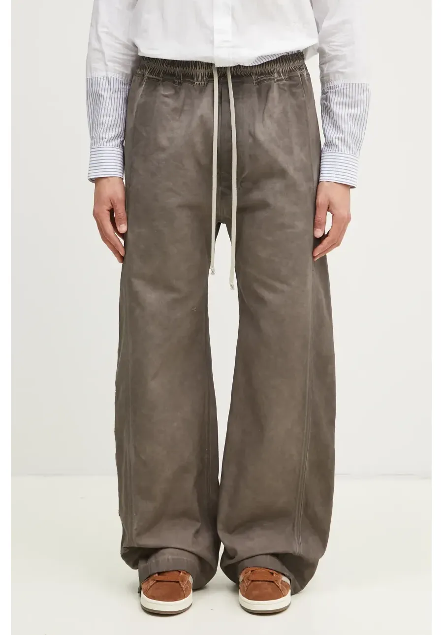 obrazek 1 Rick Owens spodnie Pusher męskie kolor szary proste DU01E3393.CVS