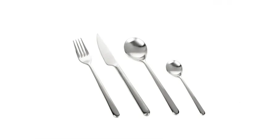 obrazek 2 Stylowy włoski zestaw 6 łyżek Gourmet z kolekcji Linea Ice ze stali nierdzewnej
