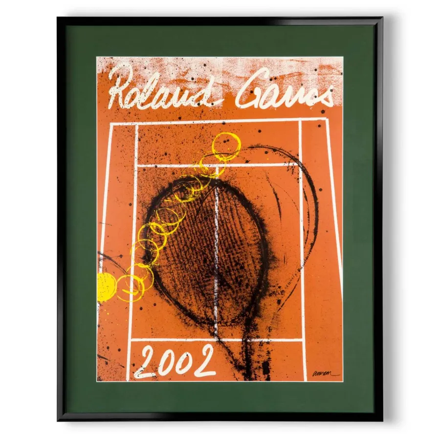 obrazek 1 Wyjątkowy plakat upamiętniający turniej Roland Garros 2002