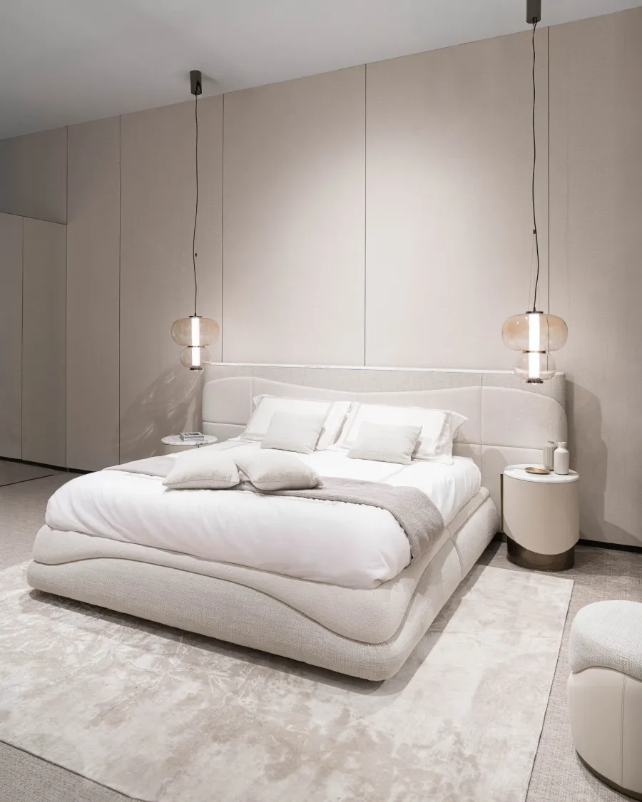 obrazek 17 Eleganckie włoskie łóżko do sypialni - styl modernistyczny