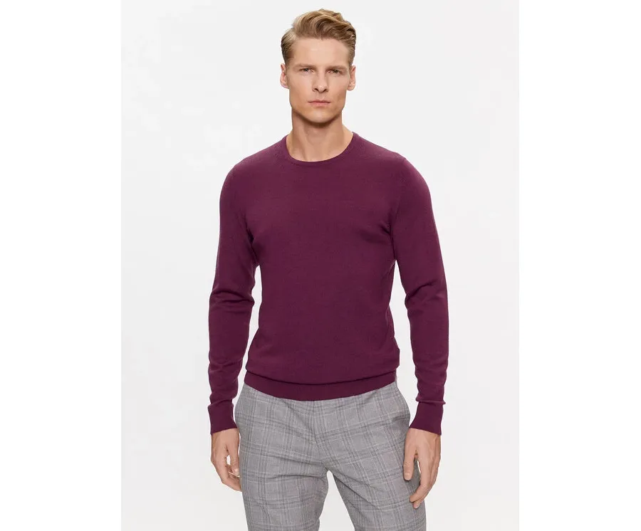 obrazek 1 Calvin Klein Sweter Superior K10K109474 Fioletowy Regular Fit