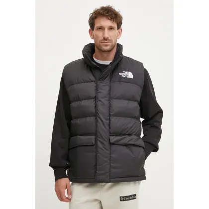 Zdjęcie The North Face bezrękawnik Limbara Insulated Vest męski kolor czarny zimowy NF0A89G6JK31