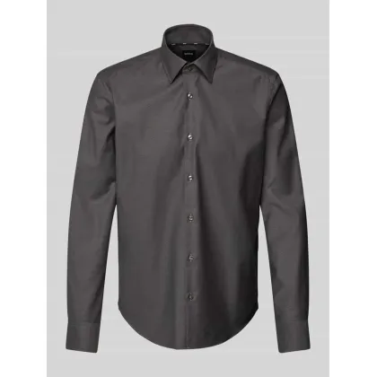 Zdjęcie Koszula biznesowa o kroju regular fit z listwą guzikową