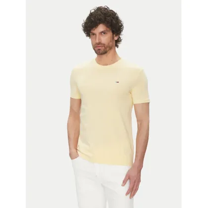 Zdjęcie Tommy Jeans T-Shirt DM0DM20363 Żółty Slim Fit