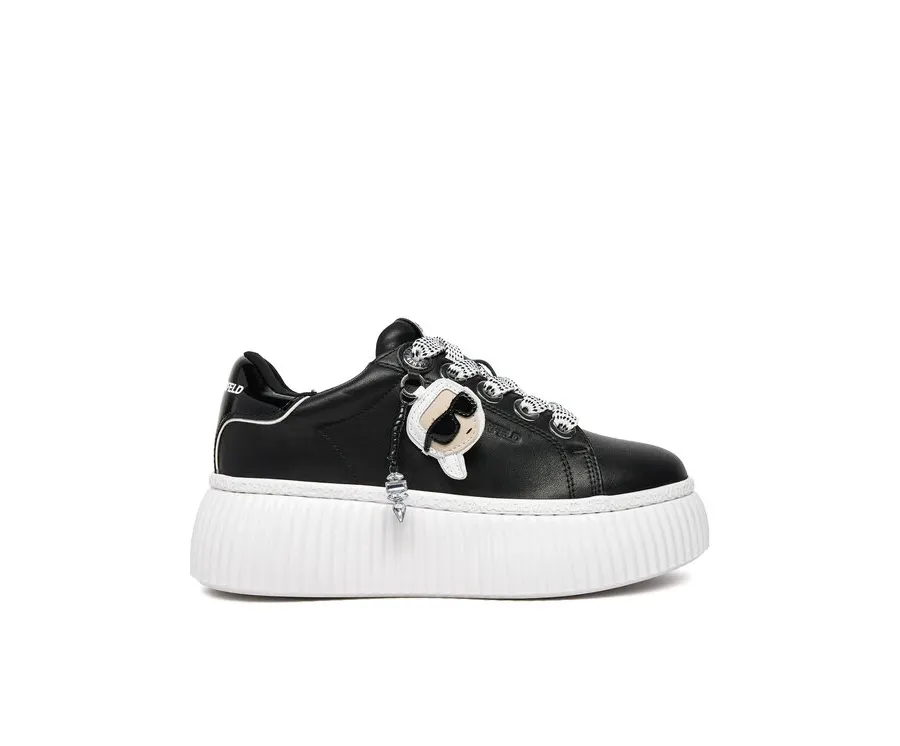 obrazek 1 KARL LAGERFELD Sneakersy Krepper Lo KL42376T Czarny