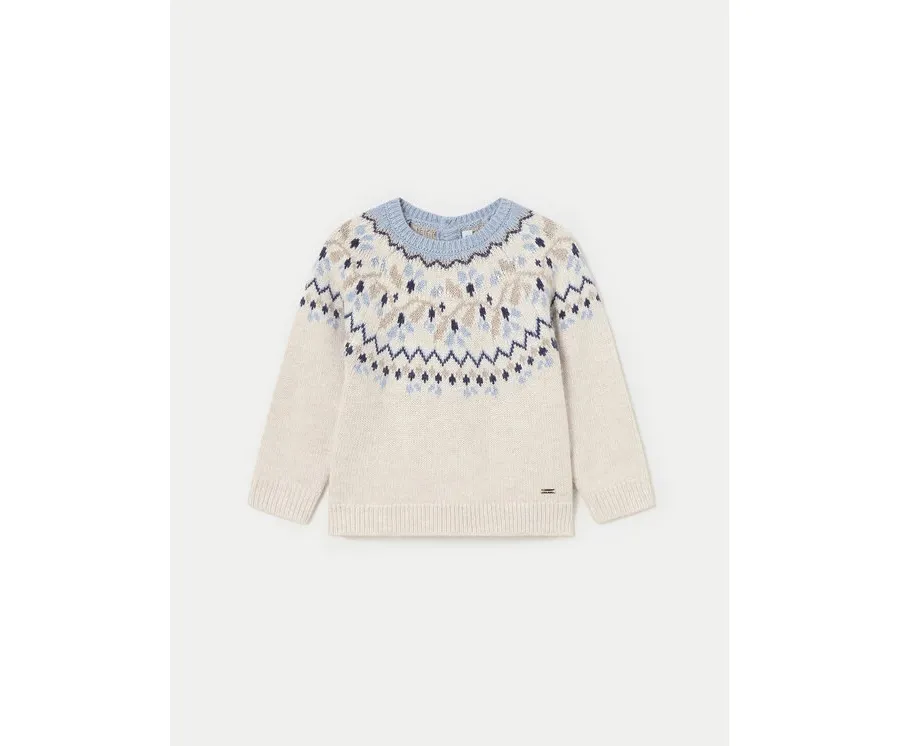 obrazek 1 Mayoral Sweter 2323 Beżowy Regular Fit