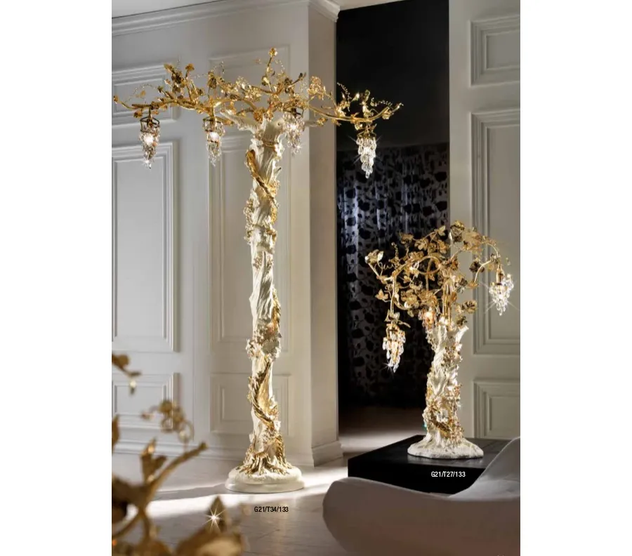 obrazek 1 Rozłożysta lampa stojąca na kształt drzewka Ceramiche Stella