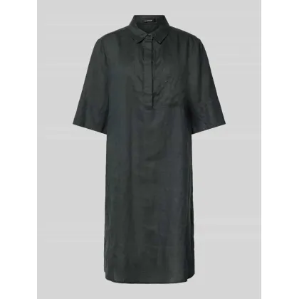 Zdjęcie Sukienka lniana o długości do kolan z rękawem o dł. 1/2 model ‘Walmari’