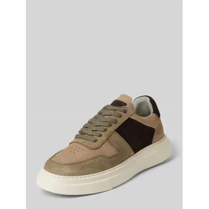 Zdjęcie Sneakersy skórzane ze sznurowaniem model ‘Snoop’