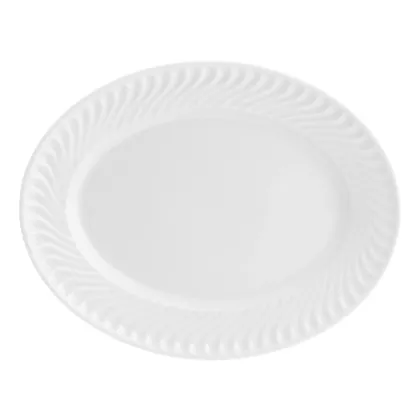 Zdjęcie Klasyczny porcelanowy mały owalny talerz Sagres z wyjątkowym zdobieniem - Vista Alegre