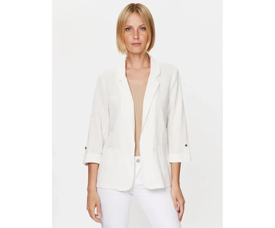 obrazek 1 Vero Moda Marynarka Jesmilo 10279700 Biały Regular Fit