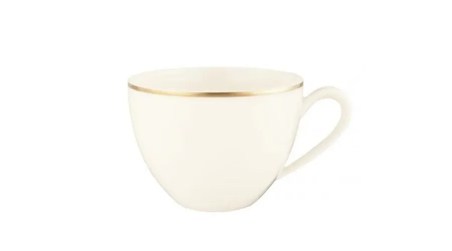 obrazek 1 Stylowa filiżanka do cappuccino zdobiona złotą obwódką w stylu klasycznym – Tettau