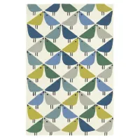 Zdjęcie Oryginalny niebiesko beżowy dywan dziecięcy – Brink & Campman