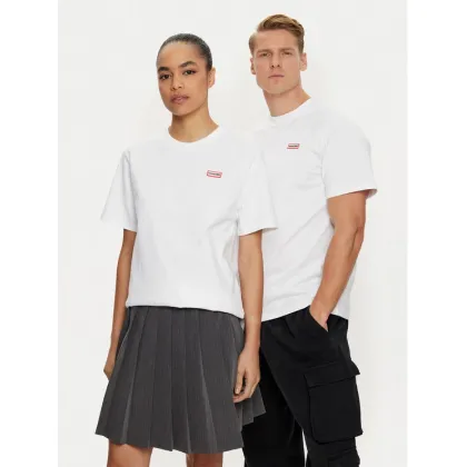 Zdjęcie Hunter T-Shirt HARU0006242 Biały Regular Fit