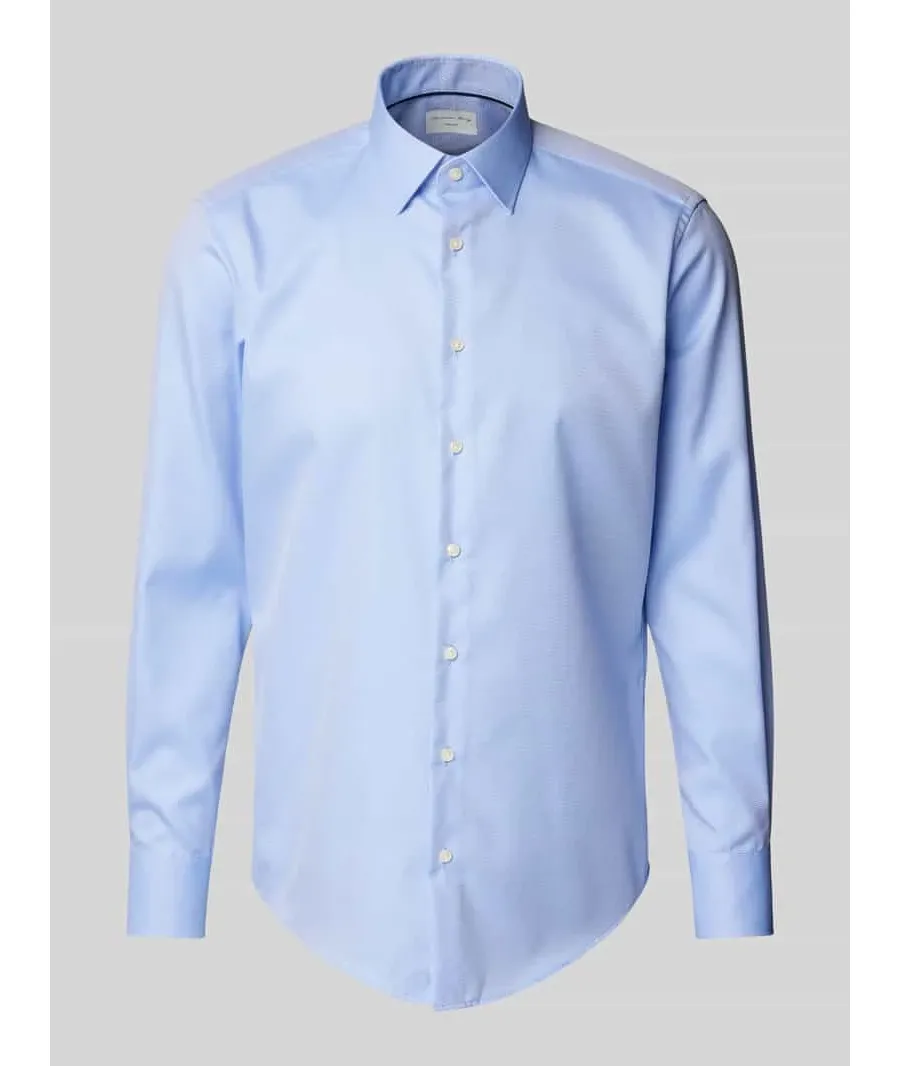 obrazek 1 Koszula biznesowa o kroju regular fit z kołnierzykiem typu kent