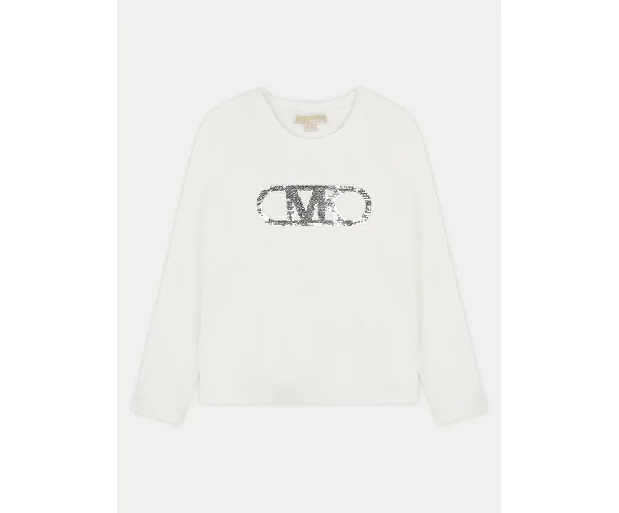 obrazek 1 MICHAEL KORS KIDS Bluzka R30145 M Biały Regular Fit