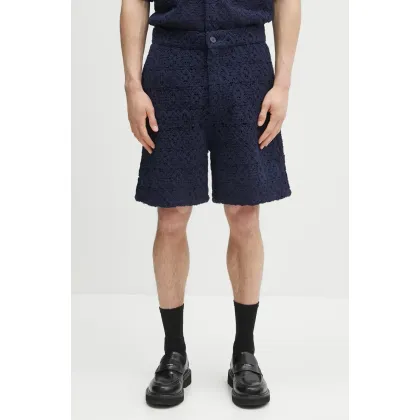Zdjęcie Daily Paper szorty Lace Shield Short męskie kolor granatowy 2511119