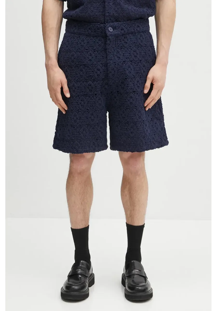 obrazek 1 Daily Paper szorty Lace Shield Short męskie kolor granatowy 2511119