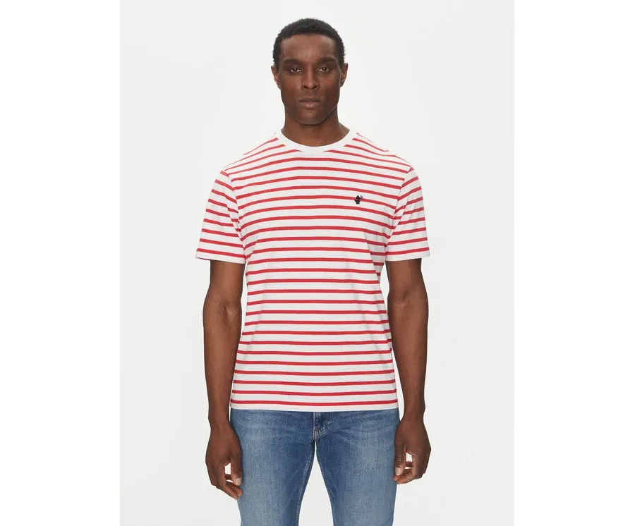 obrazek 1 Save The Duck T-Shirt DT1743M BESY20 Czerwony Regular Fit