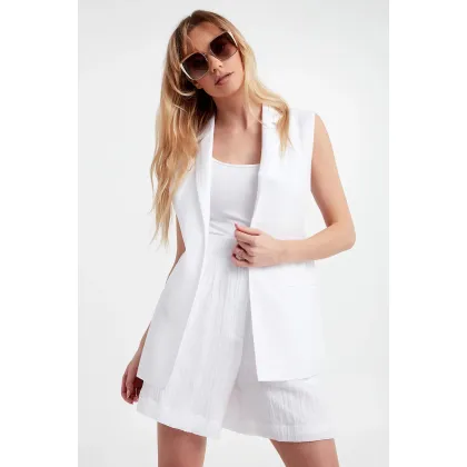 Zdjęcie Kamizelka damska z lyocellu ARMANI ECHANGE Armani Exchange