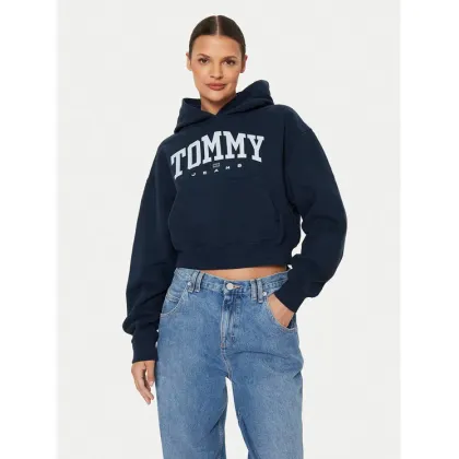 Zdjęcie Tommy Jeans Bluza Varsity DW0DW19291 Granatowy Relaxed Fit