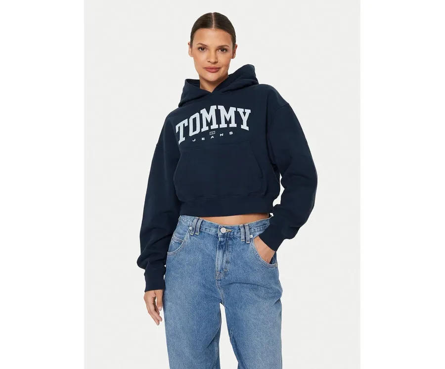 obrazek 1 Tommy Jeans Bluza Varsity DW0DW19291 Granatowy Relaxed Fit