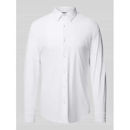 Zdjęcie Koszula biznesowa o kroju slim fit z drobnego twillu z dodatkiem streczu