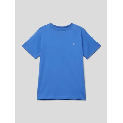 Zdjęcie T-shirt z okrągłym dekoltem i wyhaftowanym logo