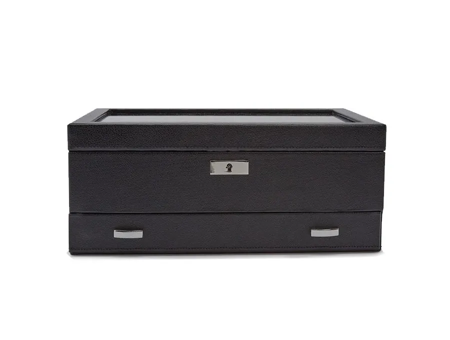 obrazek 2 Fantastyczne drewniane etui Roadster Black na zegarki i biżuterię