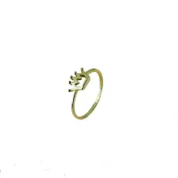 Picture Women's openwork crown ring